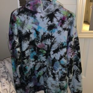 Custom tie dye hoodie
